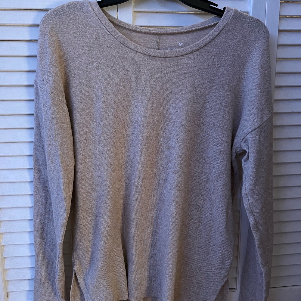 AE soft and sexy oatmeal sweater
